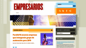 What Empresarios360.com website looked like in 2019 (5 years ago)