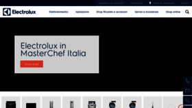 What Electrolux.it website looked like in 2019 (5 years ago)