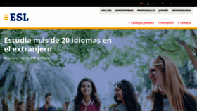 What Esl-idiomas.com website looked like in 2019 (5 years ago)