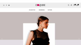 What Exquise.com website looked like in 2019 (5 years ago)