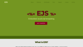What Ejs.co website looked like in 2019 (5 years ago)