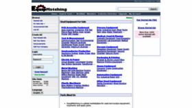 What Equipmatching.com website looked like in 2019 (5 years ago)