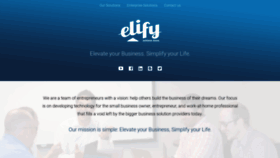 What Elify.com website looked like in 2019 (5 years ago)
