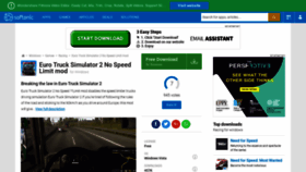 What Euro-truck-simulator-2-no-speed-limit-mod.en.softonic.com website looked like in 2019 (5 years ago)