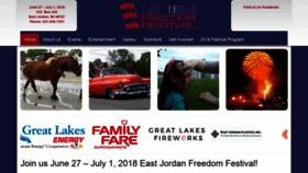 What Eastjordanfreedomfestival.org website looked like in 2019 (5 years ago)