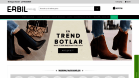 What Erbilayakkabi.com website looked like in 2019 (6 years ago)