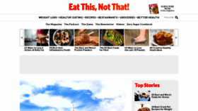 What Eatthis.com website looked like in 2019 (5 years ago)