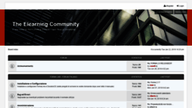 What Elearningcommunity.net website looked like in 2019 (5 years ago)
