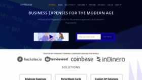What Emburse.com website looked like in 2019 (5 years ago)