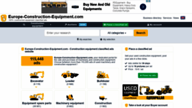 What Europe-construction-equipment.com website looked like in 2019 (5 years ago)