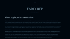 What Earlyrepublic.net website looked like in 2019 (5 years ago)