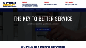 What Everestlock.com website looked like in 2019 (5 years ago)