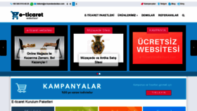 What E-ticaretwebsitesi.com website looked like in 2019 (5 years ago)