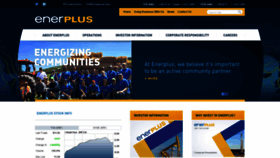 What Enerplus.com website looked like in 2019 (5 years ago)