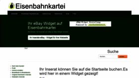 What Eisenbahnkartei.de website looked like in 2019 (5 years ago)