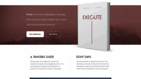 What Executebook.com website looked like in 2019 (5 years ago)