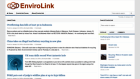 What Envirolink.org website looked like in 2019 (5 years ago)