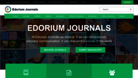 What Edoriumjournals.com website looked like in 2019 (5 years ago)