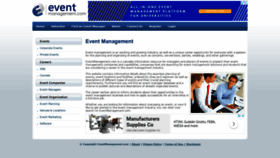 What Eventmanagement.com website looked like in 2019 (5 years ago)