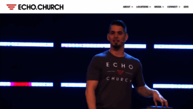 What Echo.church website looked like in 2019 (5 years ago)