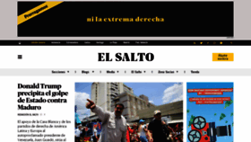 What Elsaltodiario.com website looked like in 2019 (5 years ago)