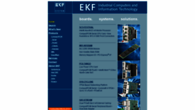 What Ekf.de website looked like in 2019 (5 years ago)