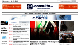 What E-consulta.com website looked like in 2019 (5 years ago)