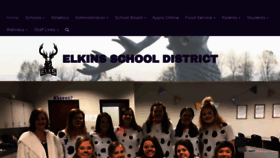 What Elkinsdistrict.org website looked like in 2019 (5 years ago)
