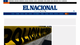 What El-nacional.com website looked like in 2019 (5 years ago)