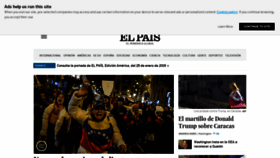 What Elpais.com website looked like in 2019 (5 years ago)