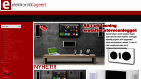 What Elektronikklageret.no website looked like in 2019 (5 years ago)