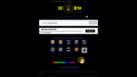 What Elfqrin.com website looked like in 2019 (5 years ago)