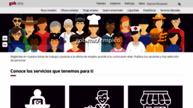 What Empleo.gob.mx website looked like in 2019 (5 years ago)