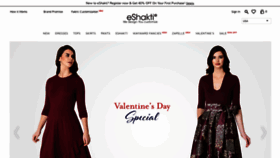 What Eshakti.com website looked like in 2019 (5 years ago)