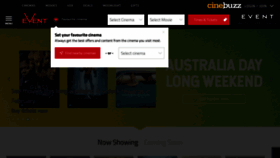 What Eventcinemas.com.au website looked like in 2019 (5 years ago)