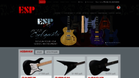 What Espguitars.ru website looked like in 2019 (5 years ago)