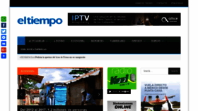 What Eltiempo.com.do website looked like in 2019 (5 years ago)