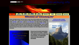 What Entrueckung.info website looked like in 2019 (5 years ago)