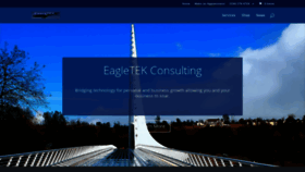What Eagletek.com website looked like in 2019 (5 years ago)