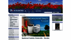 What Elia.cz website looked like in 2019 (5 years ago)