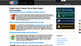What English.eagetutor.com website looked like in 2019 (5 years ago)
