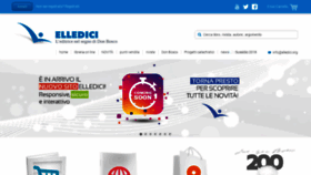 What Elledici.org website looked like in 2019 (5 years ago)