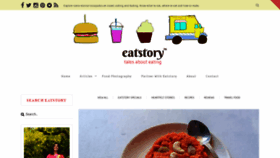 What Eatstory.in website looked like in 2019 (5 years ago)