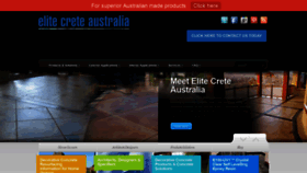 What Elitecreteaustralia.com.au website looked like in 2019 (5 years ago)