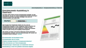 What Energieausweis.at website looked like in 2019 (5 years ago)