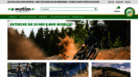 What Emotion-ebikes.de website looked like in 2019 (5 years ago)