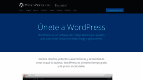 What Es.wordpress.org website looked like in 2019 (5 years ago)