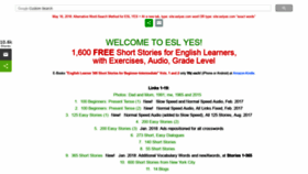 What Eslyes.com website looked like in 2019 (5 years ago)