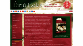 What Eiriu-eolas.org website looked like in 2019 (5 years ago)