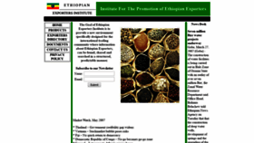 What Ethiopianexporters.com website looked like in 2019 (5 years ago)